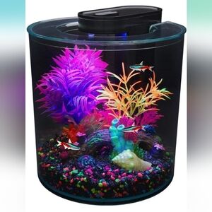 Marina iGlo 360 Aquarium Kit - 10 L (2.65 US gal), Blue,White, 10 l (Pac…